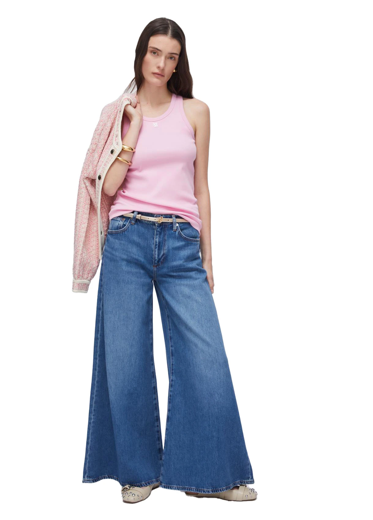 High-waisted Super-flared Jeans Gallery