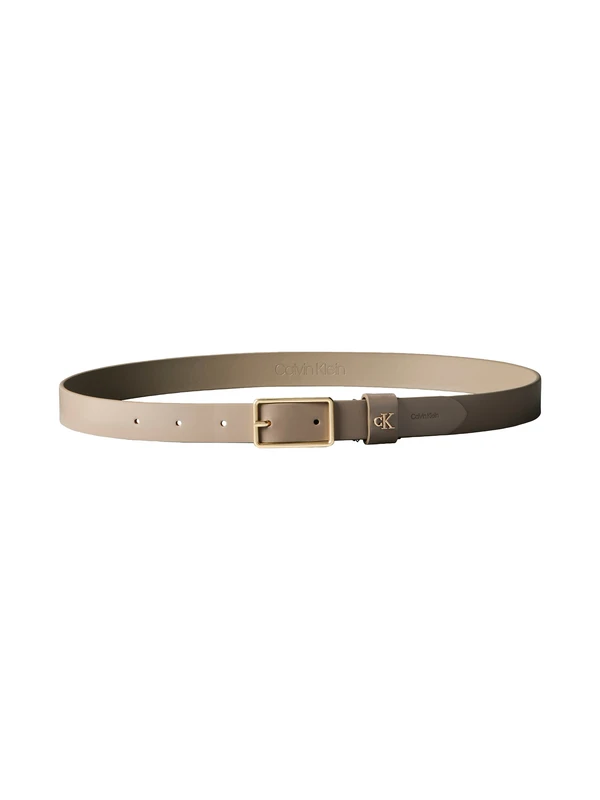 Square Logo Buckle Leather Belt  Gallery