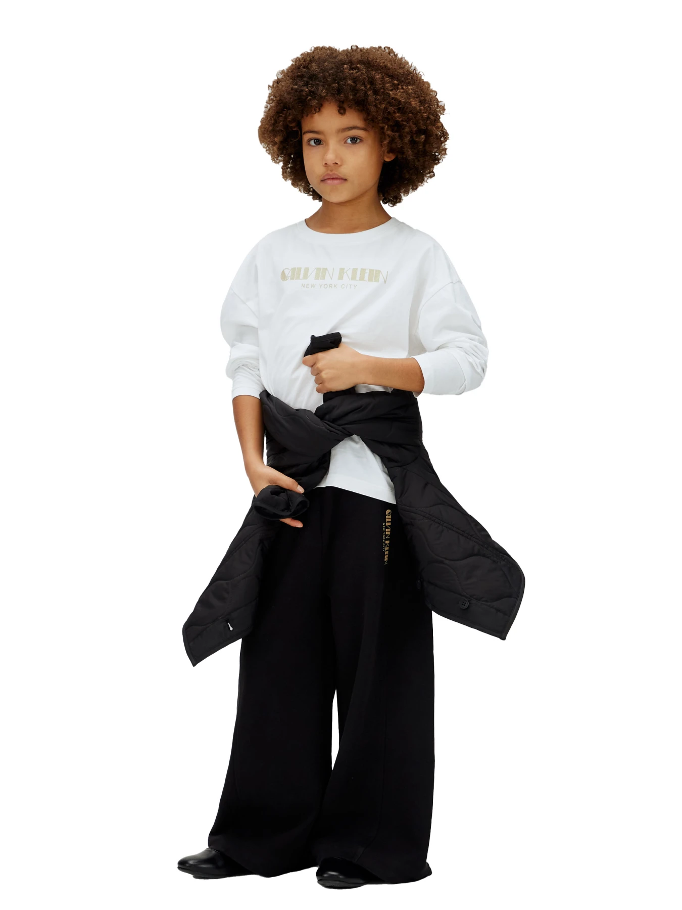 Wide Leg Logo Joggers Gallery