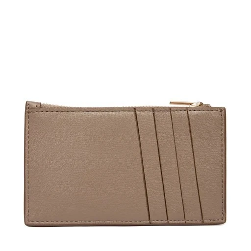 Foil Logo Top Zip Card Holder Gallery