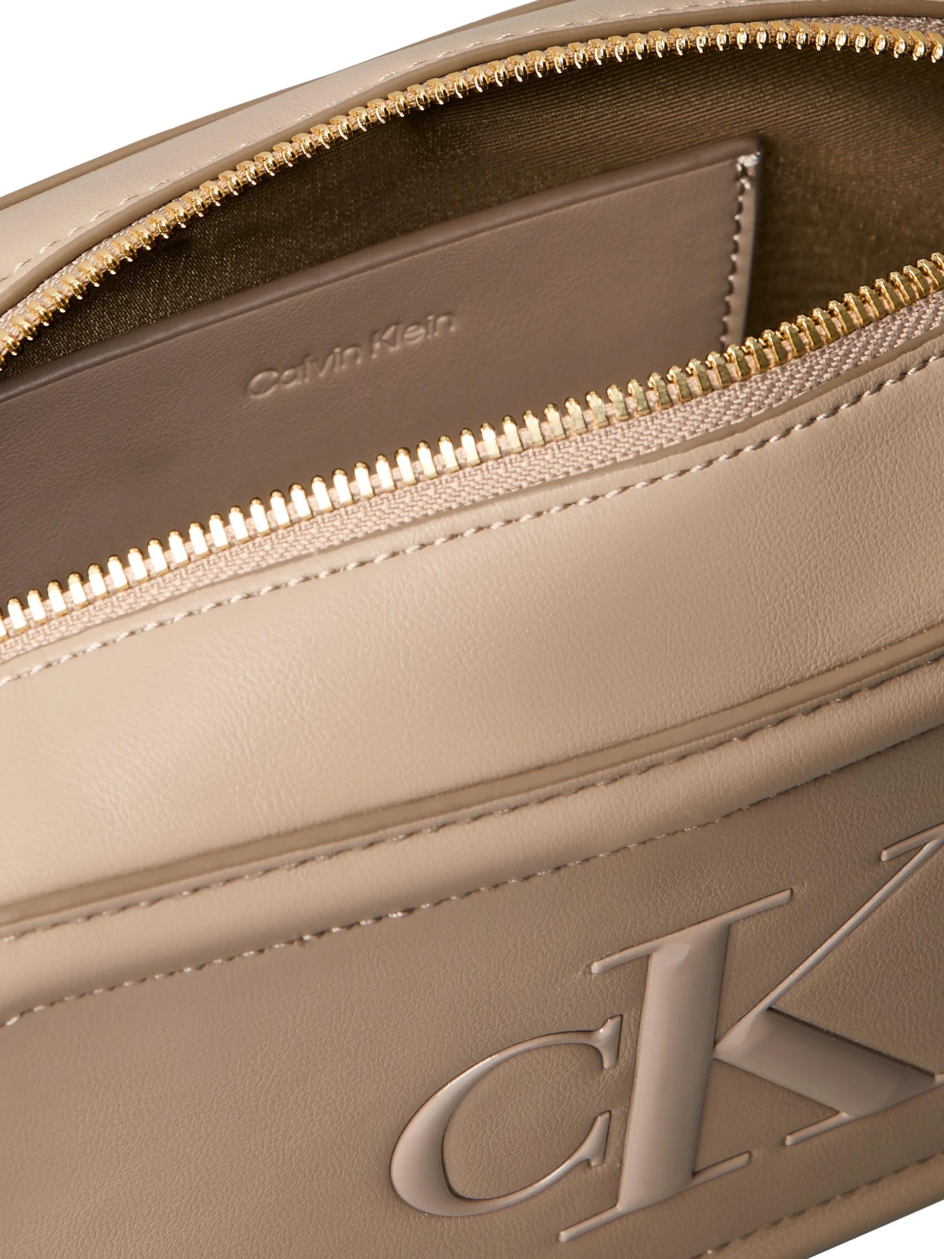 Embossed Logo Faux Leather Camera Bag Gallery