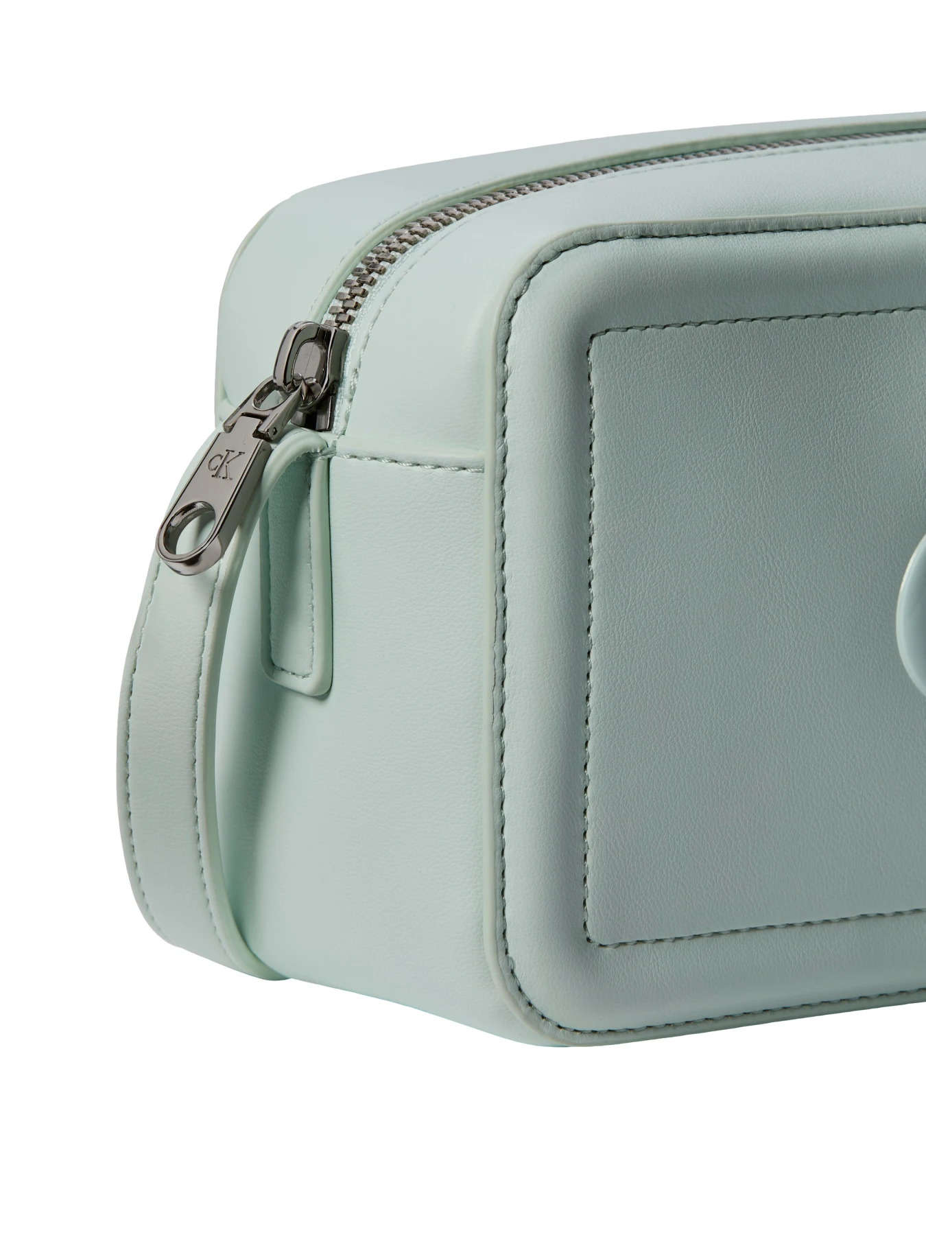 Embossed Logo Faux Leather Camera Bag Gallery