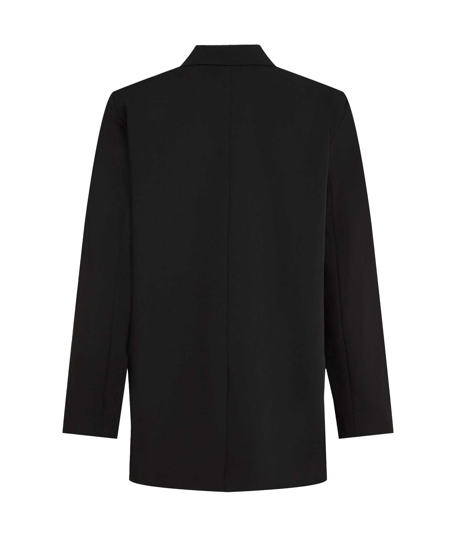 Mixed Denim Double-breasted Blazer Gallery