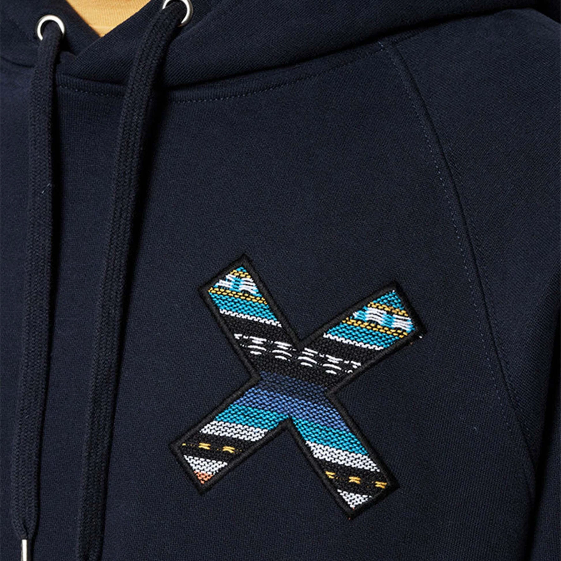 Classic X Embroidered Hoodie - Navy Gallery