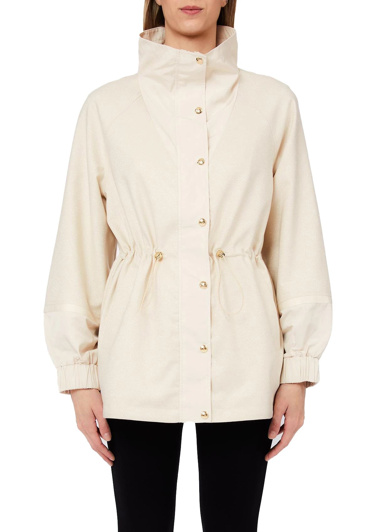 Windproof Jacket with a Drawstring Waist Gallery