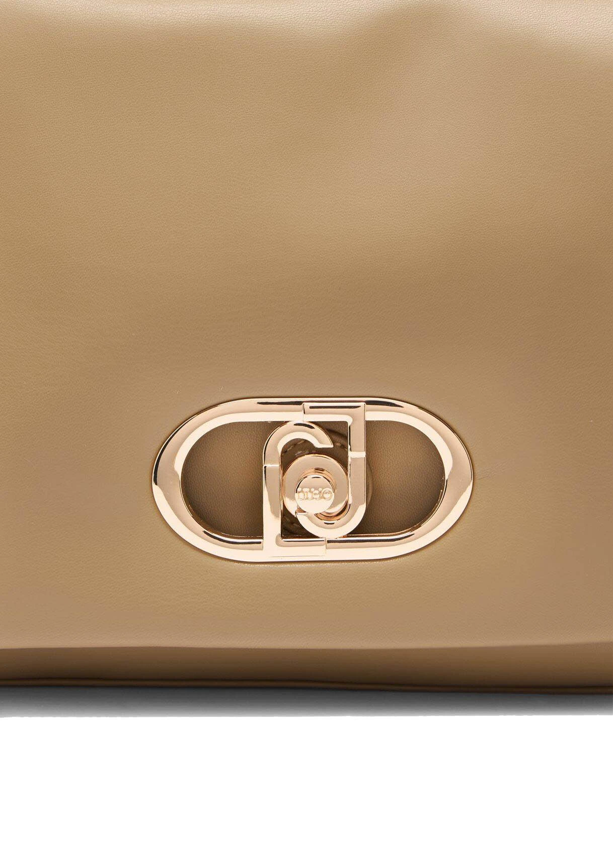 Soft Leather Shoulder Bag with Gold Hardware Gallery