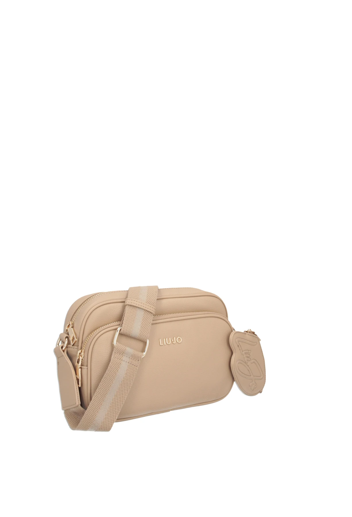 Crossbody Bag with Jacquard Logo Strap and Butterfly Charm Gallery