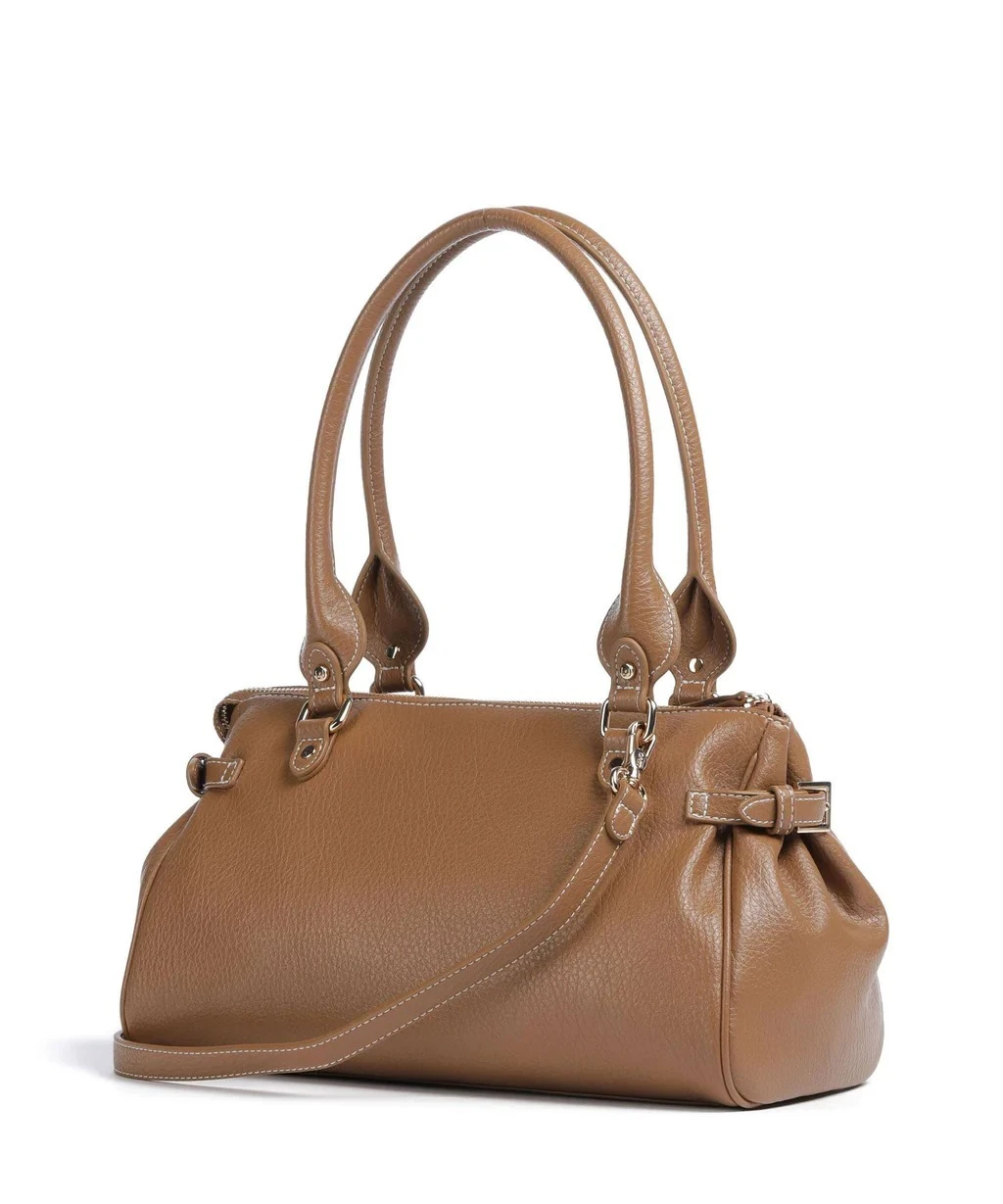 Leather Satchel with Heart Padlock Gallery