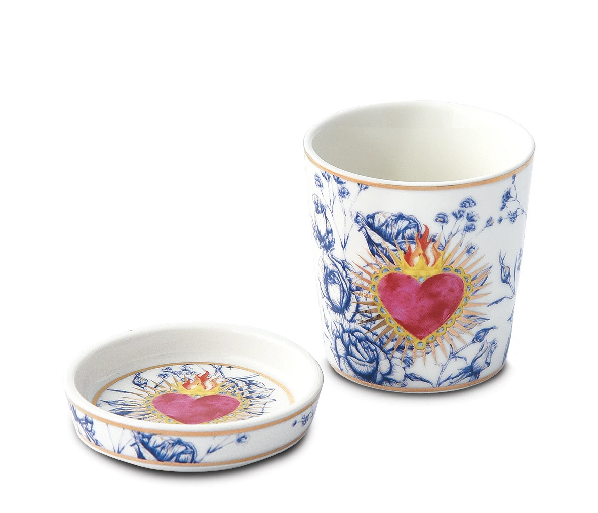 Set of 2 - Porcelain Cups with Lid 90 ml Gallery