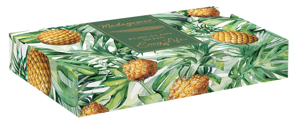 Pineapple Shaped Porcelain Bowl 17,5x11,5 cm Gallery