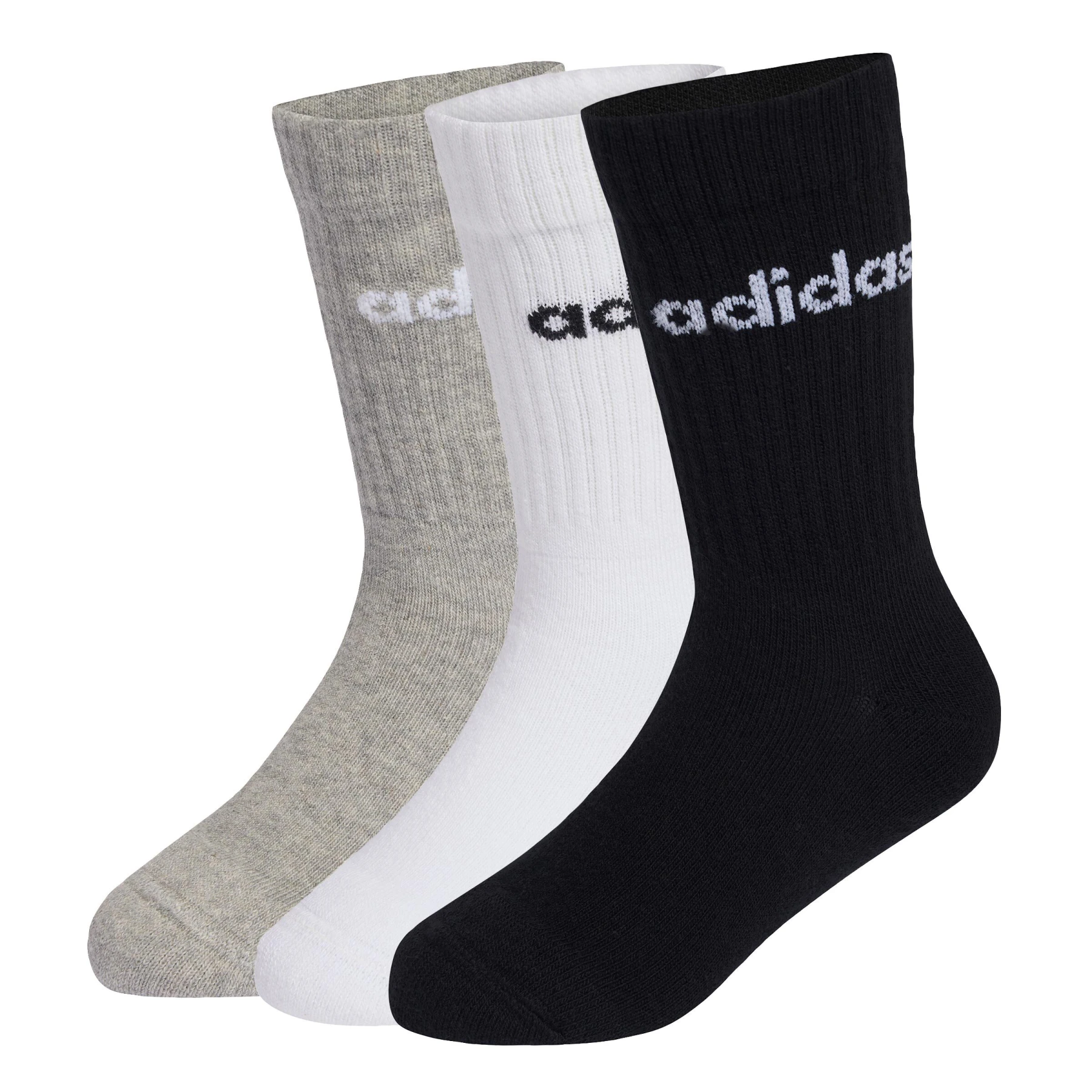 Pack of 3 - Linear Crew Socks Gallery