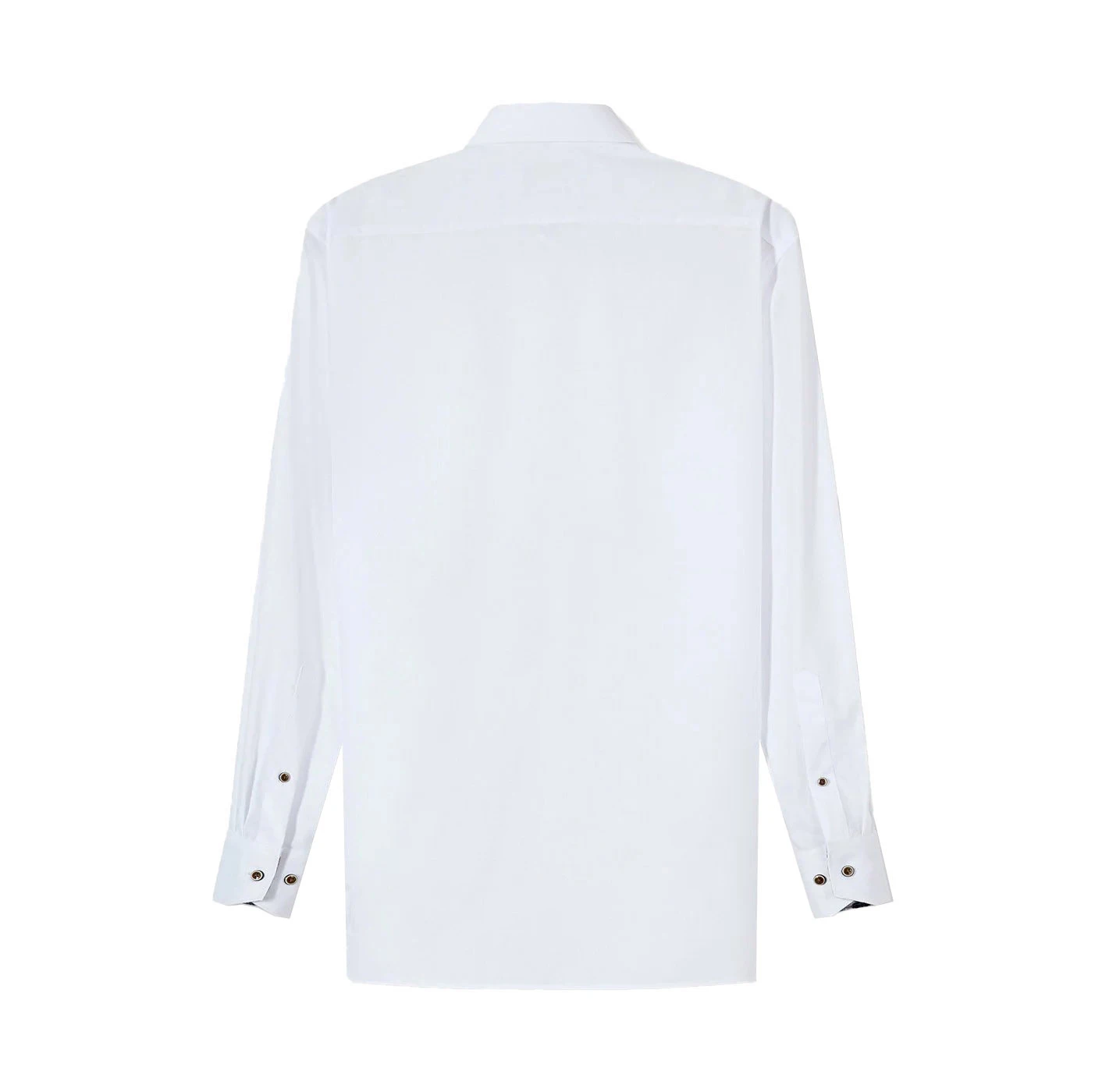 Modern Fit Long Sleeves Business Shirt with Floral Contrast Trim - New Kent Gallery