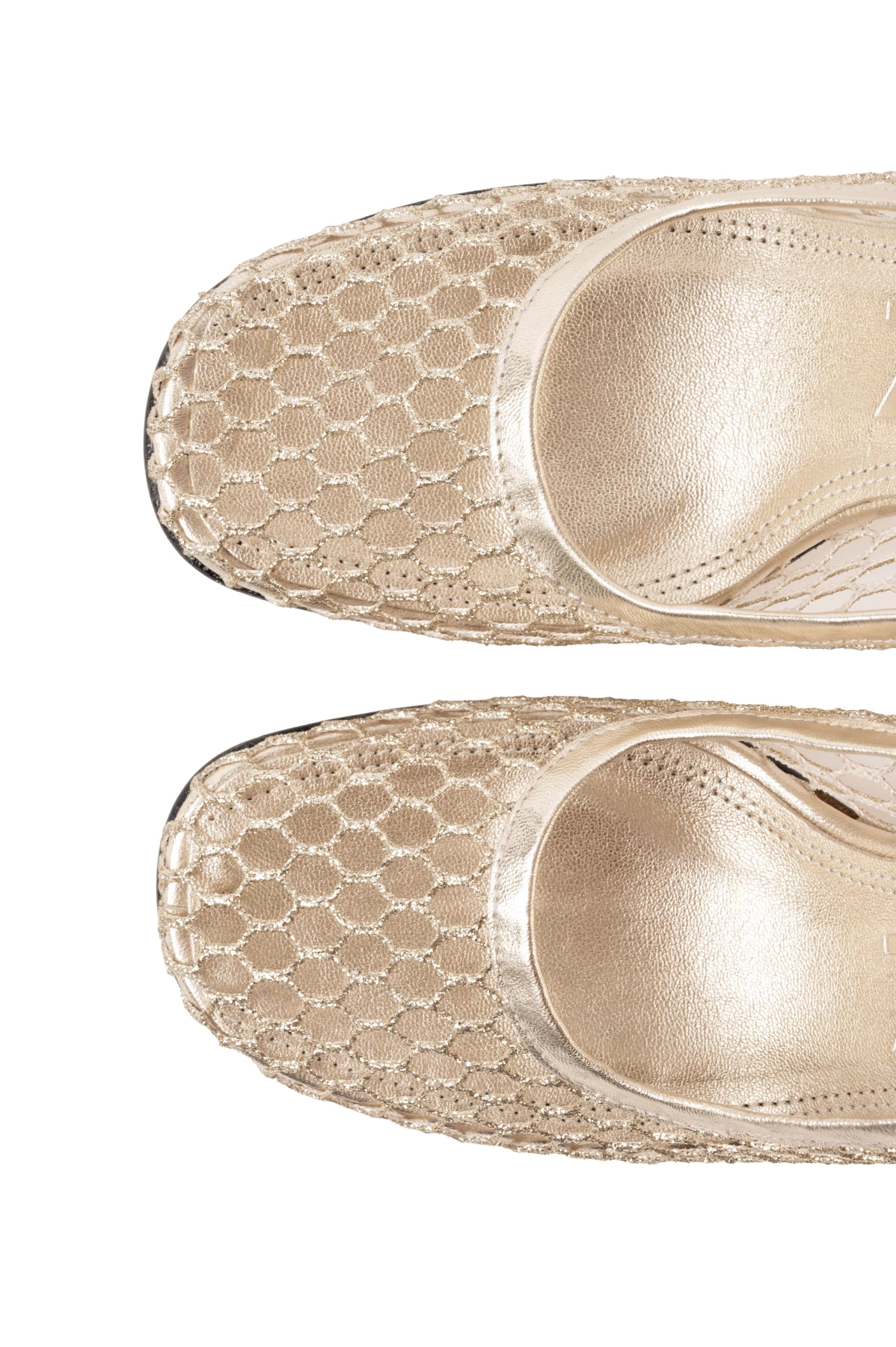 Mesh Pointed-Toe Slingback Pump Gallery