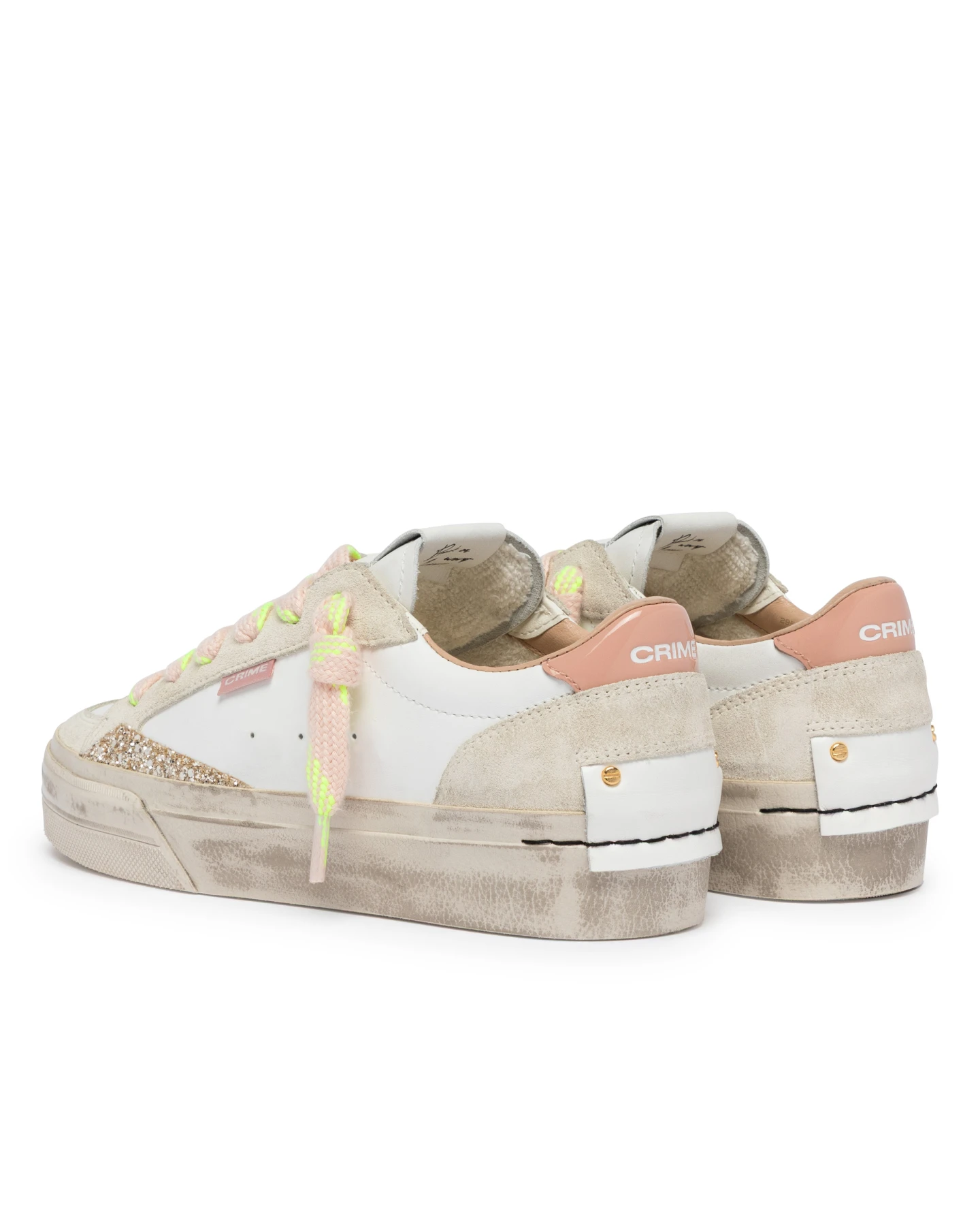 Soho Sour Peach Leather Sneakers Gallery