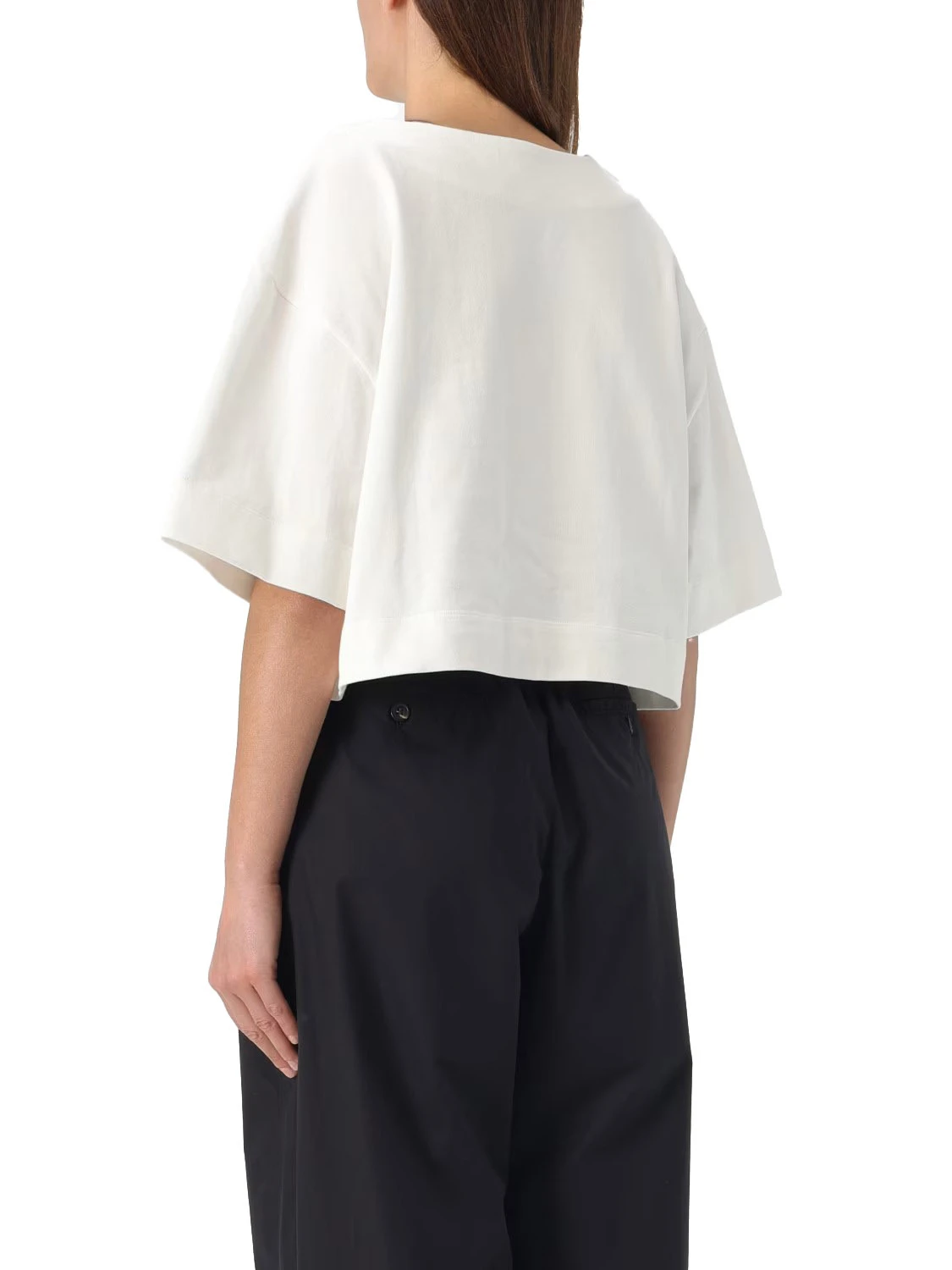 Relaxed straight cut short sleeves t-shirt Gallery