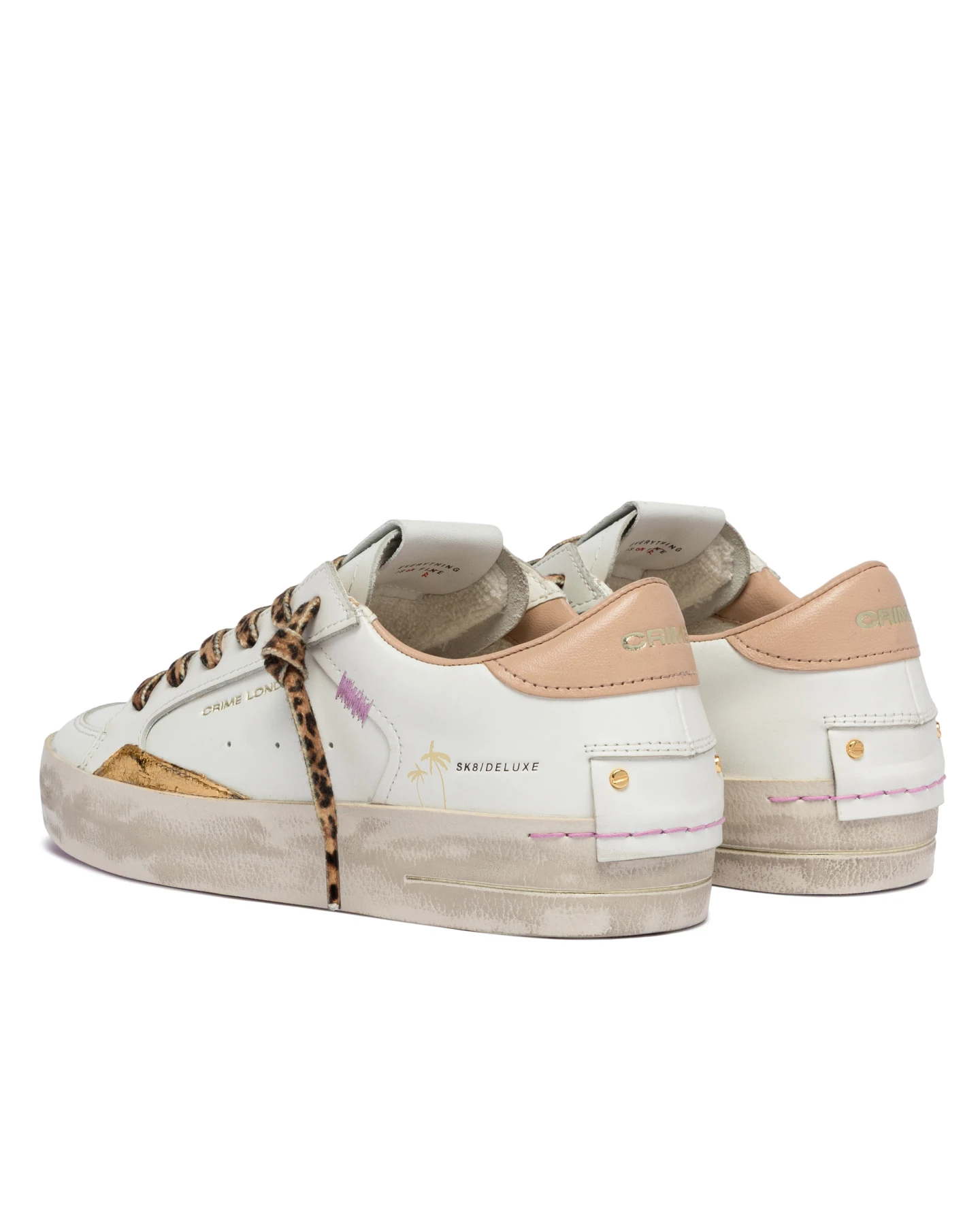 SK8 Deluxe Savage White Sneakers Gallery