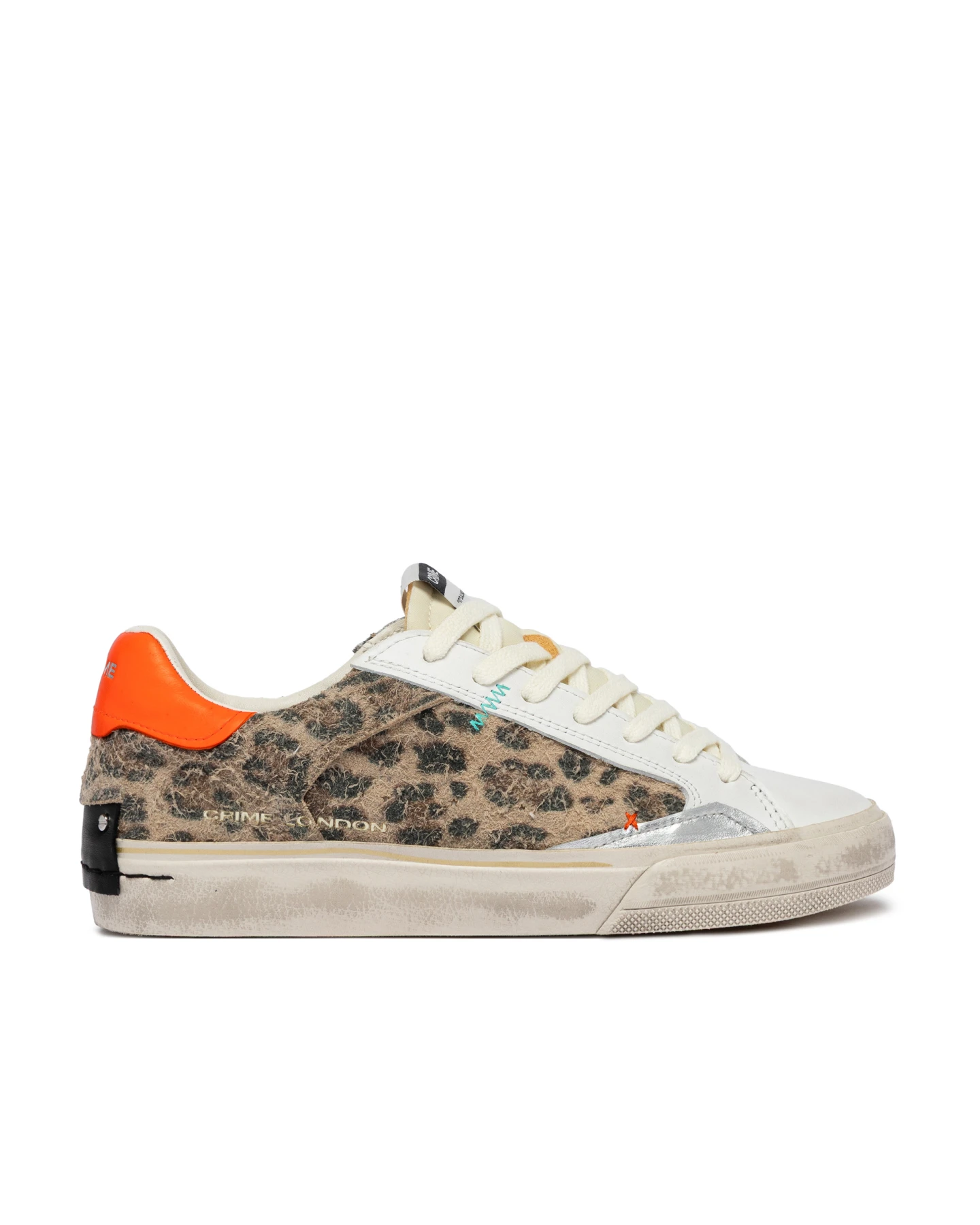 Deconstructed Cheetah Suede Sneakers Gallery