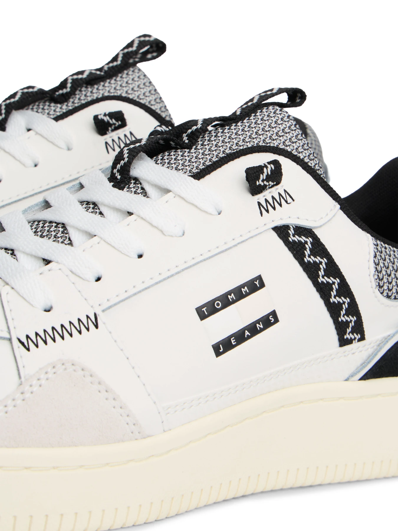 Archive Mixed Texture Court Sneakers Gallery