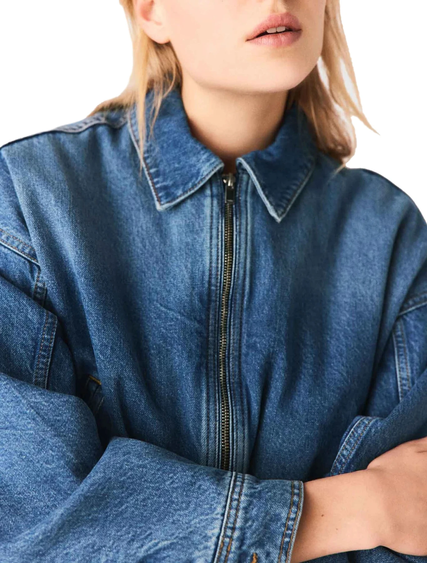 Denim Bomber Jacket Gallery