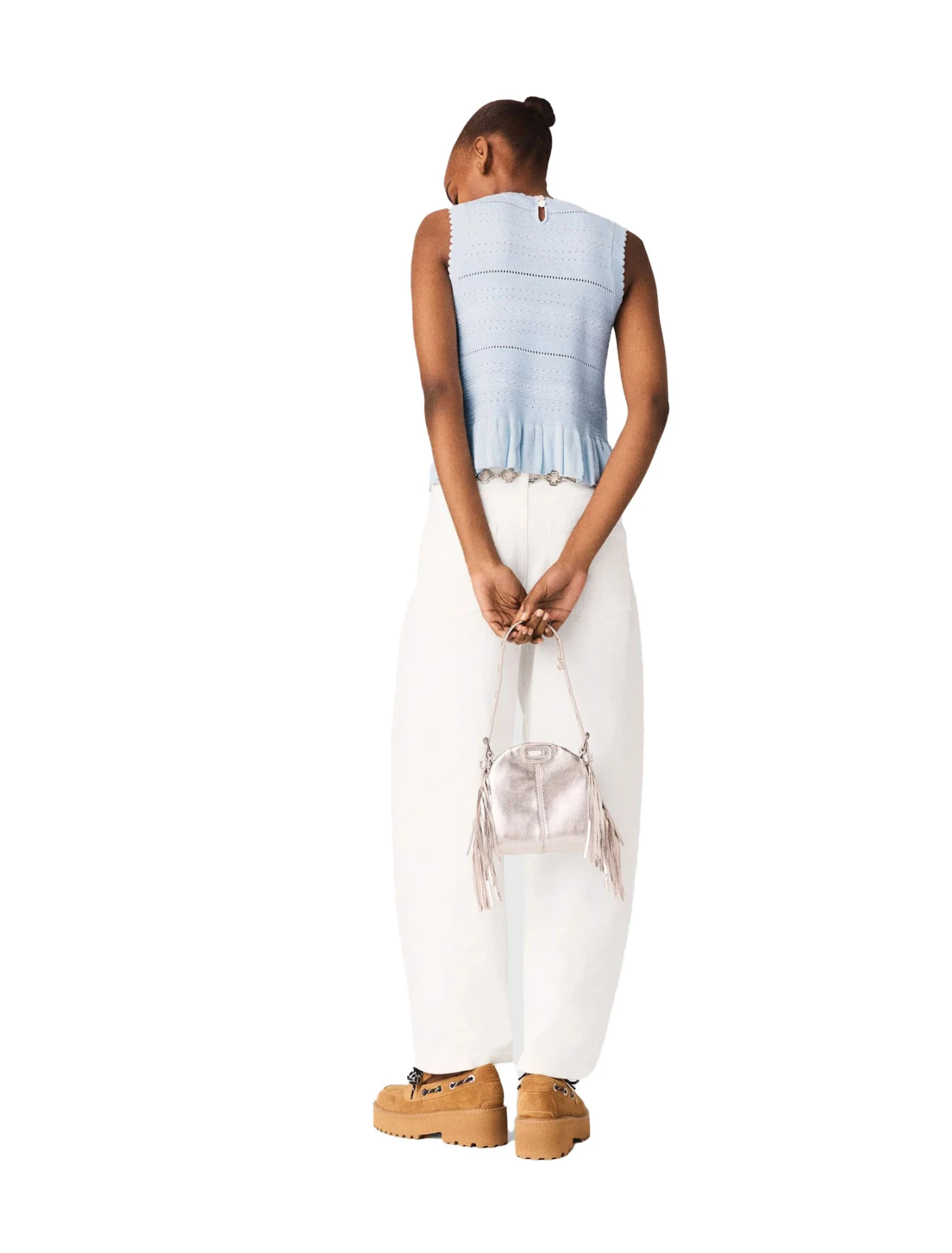 Ruffled Knit Top Gallery