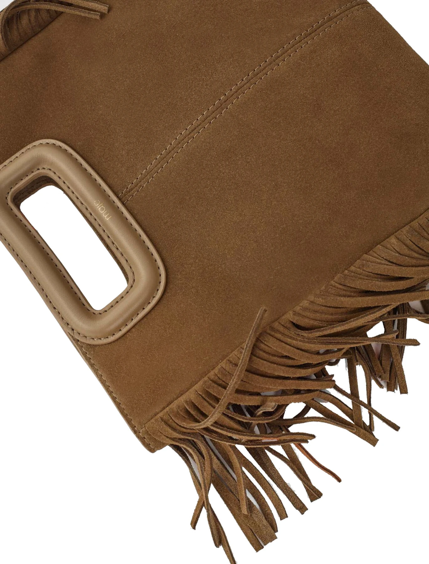 M Crossbody bag in suede leather
 Gallery