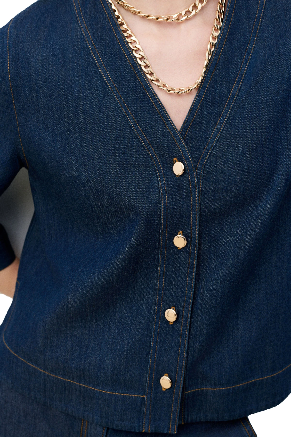 Double Stone Denim Shirt Gallery