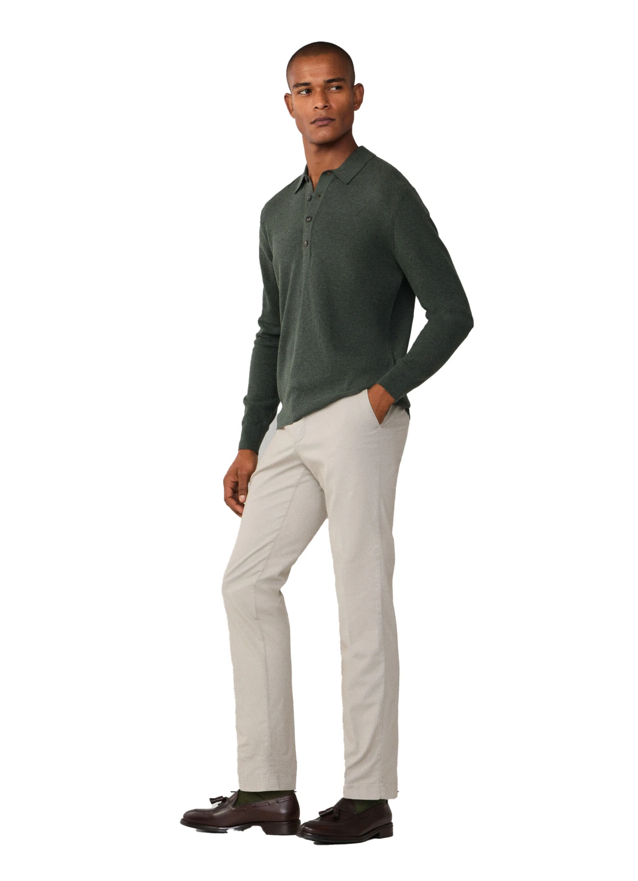 Slim Fit Kensington Textured Chino Pants Gallery