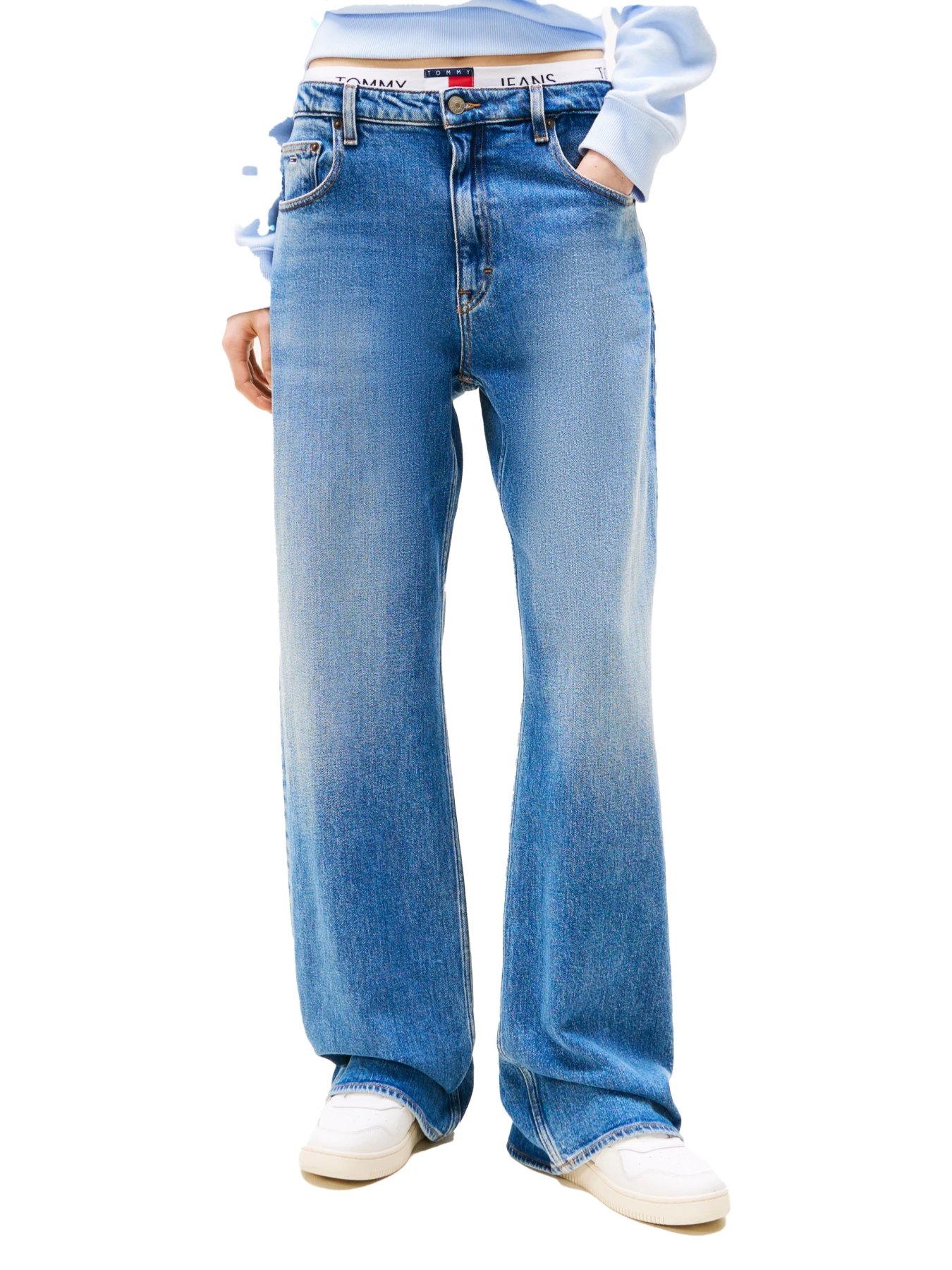 Mia Faded Relaxed Straight Leg Jeans Gallery