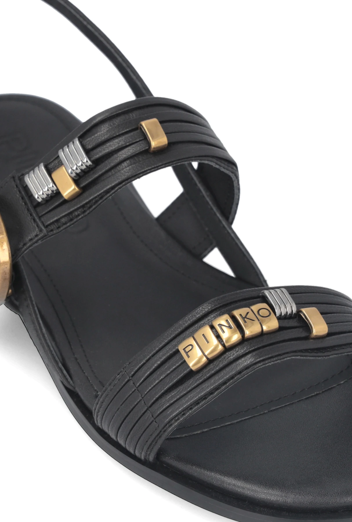 Logo Detailed Buckle Fastened Sandals Gallery