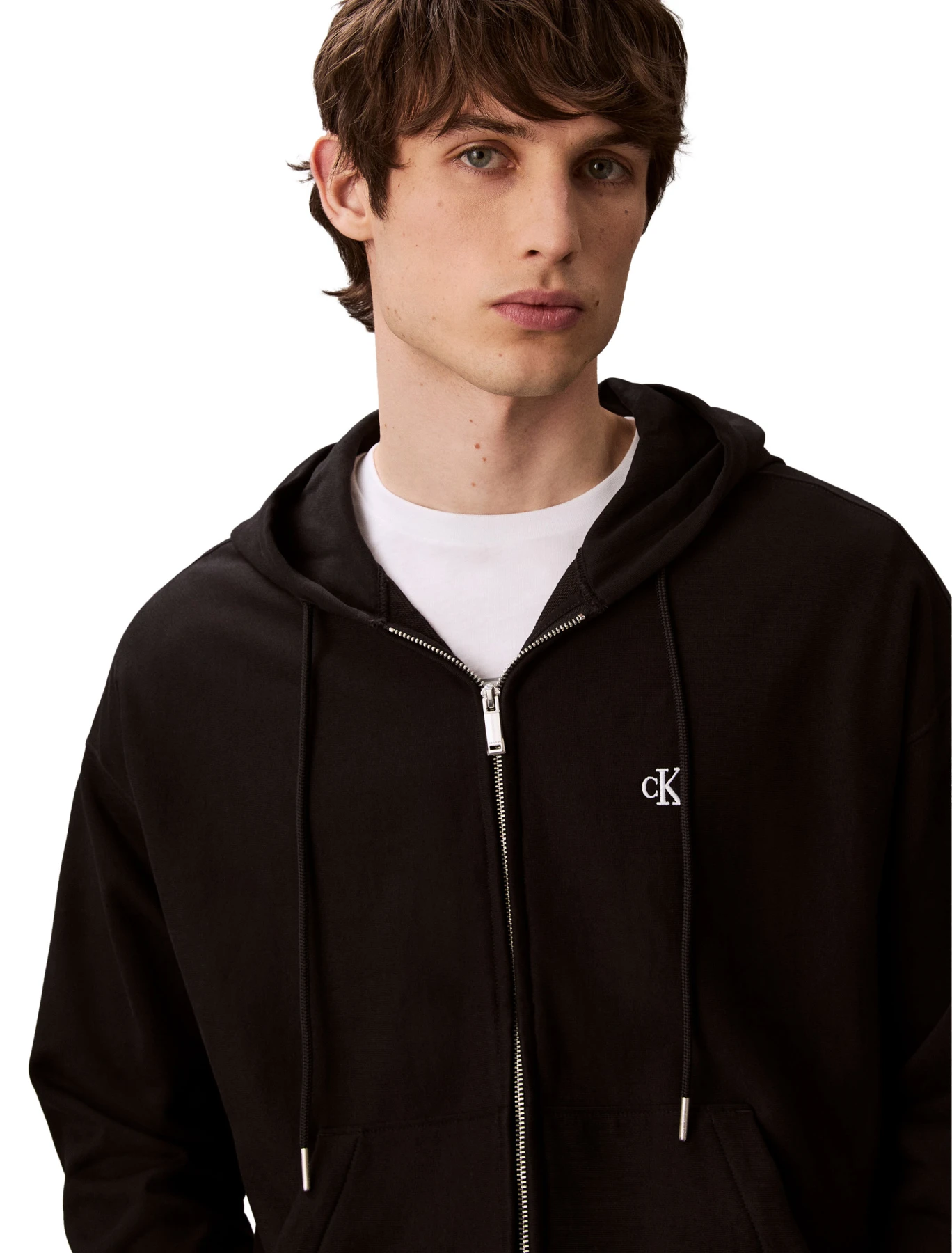 Premium Terry Relaxed Zip Hoodie Gallery