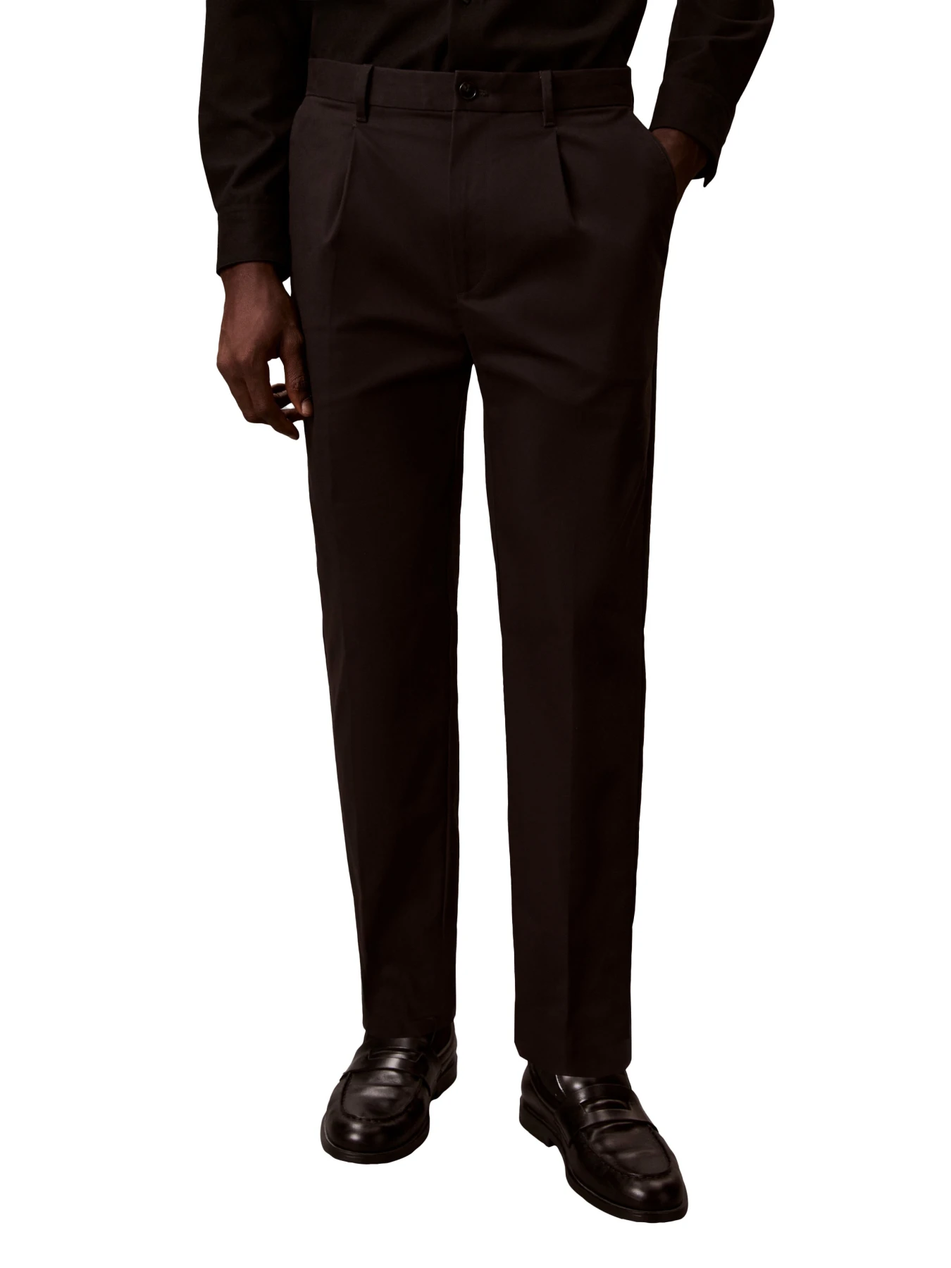 Stretch Sateen Chino Trousers Gallery