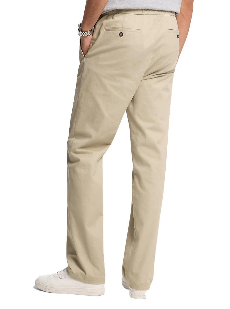 Stretch Cotton Drawstring Trousers Gallery