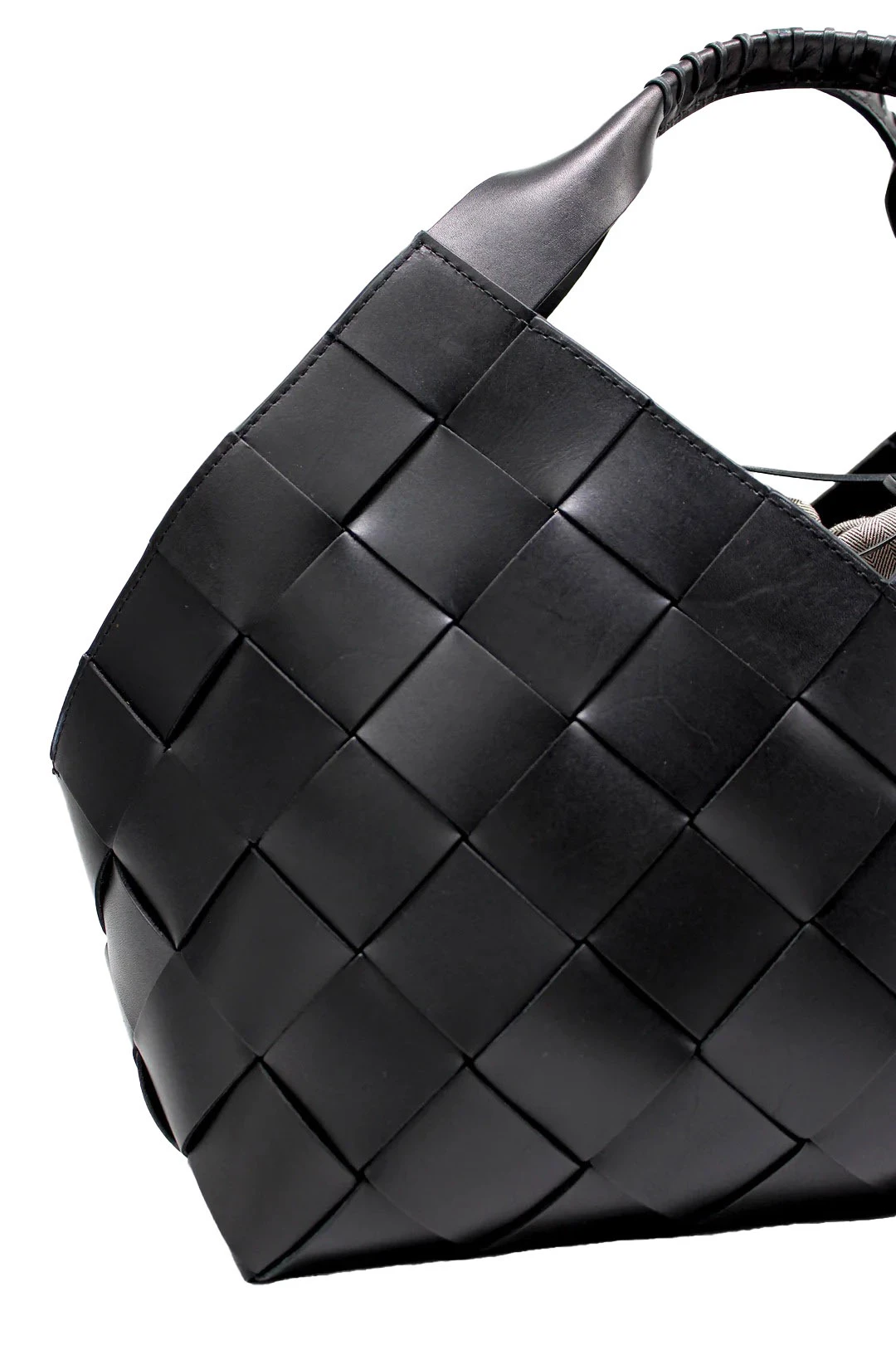 Castello Large Weave Leather Shoulder Bag Gallery