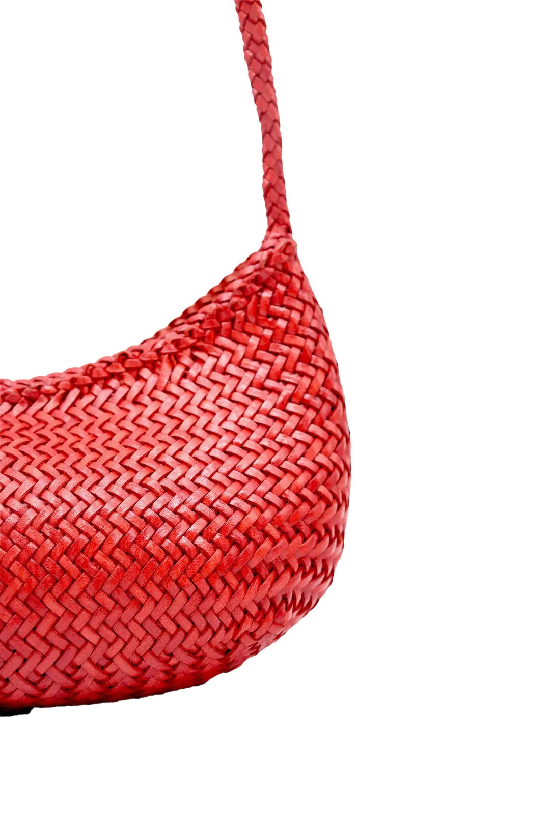 Artisanal Poppy Leather Shoulder Bag Gallery