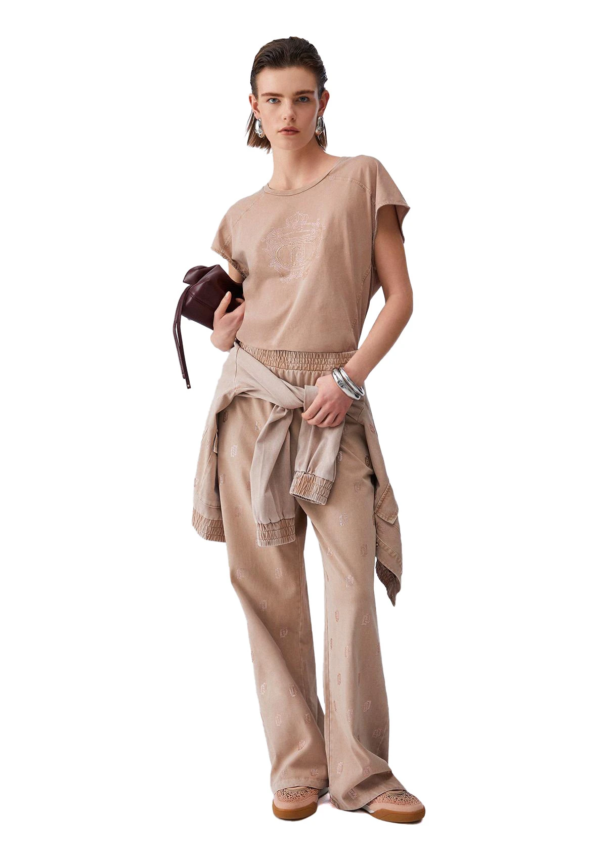 Short Sleeve T-Shirt With Gemstones Gallery