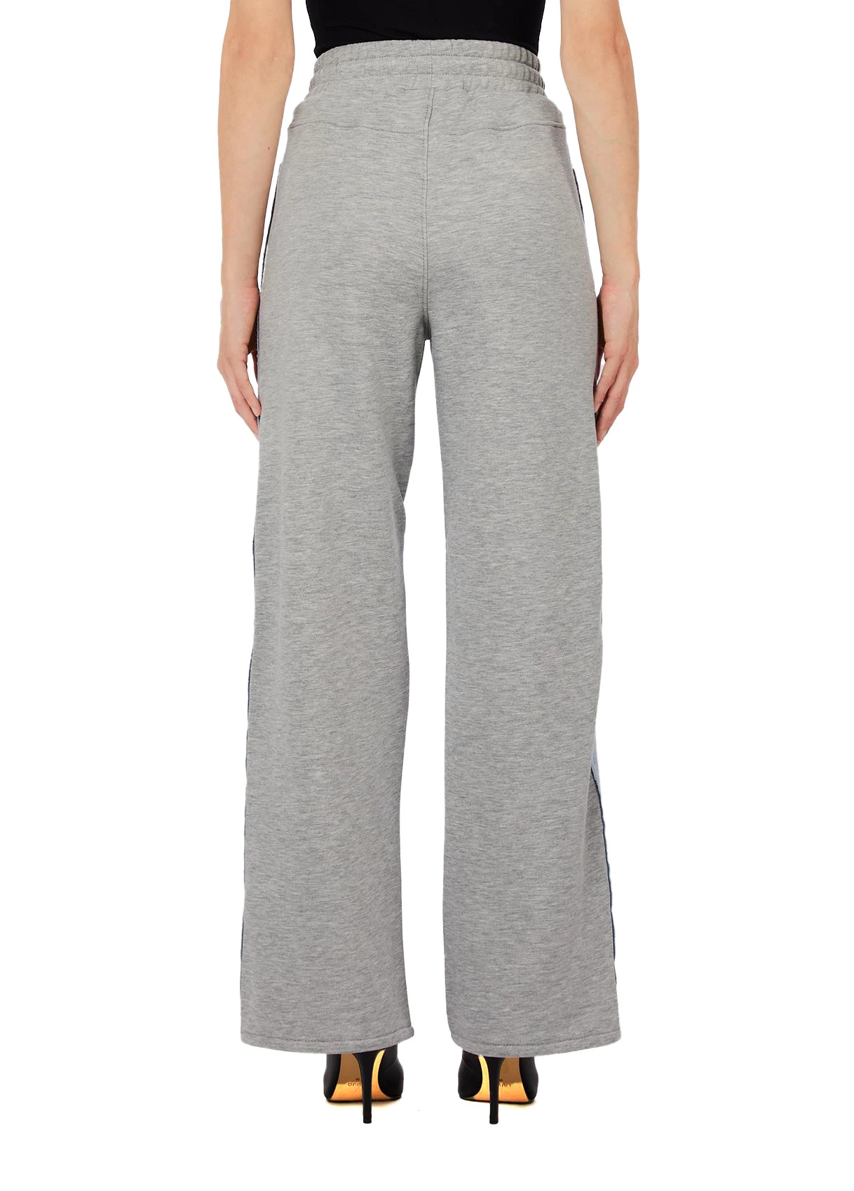 Mixed-Media High-Waist Jeans Gallery