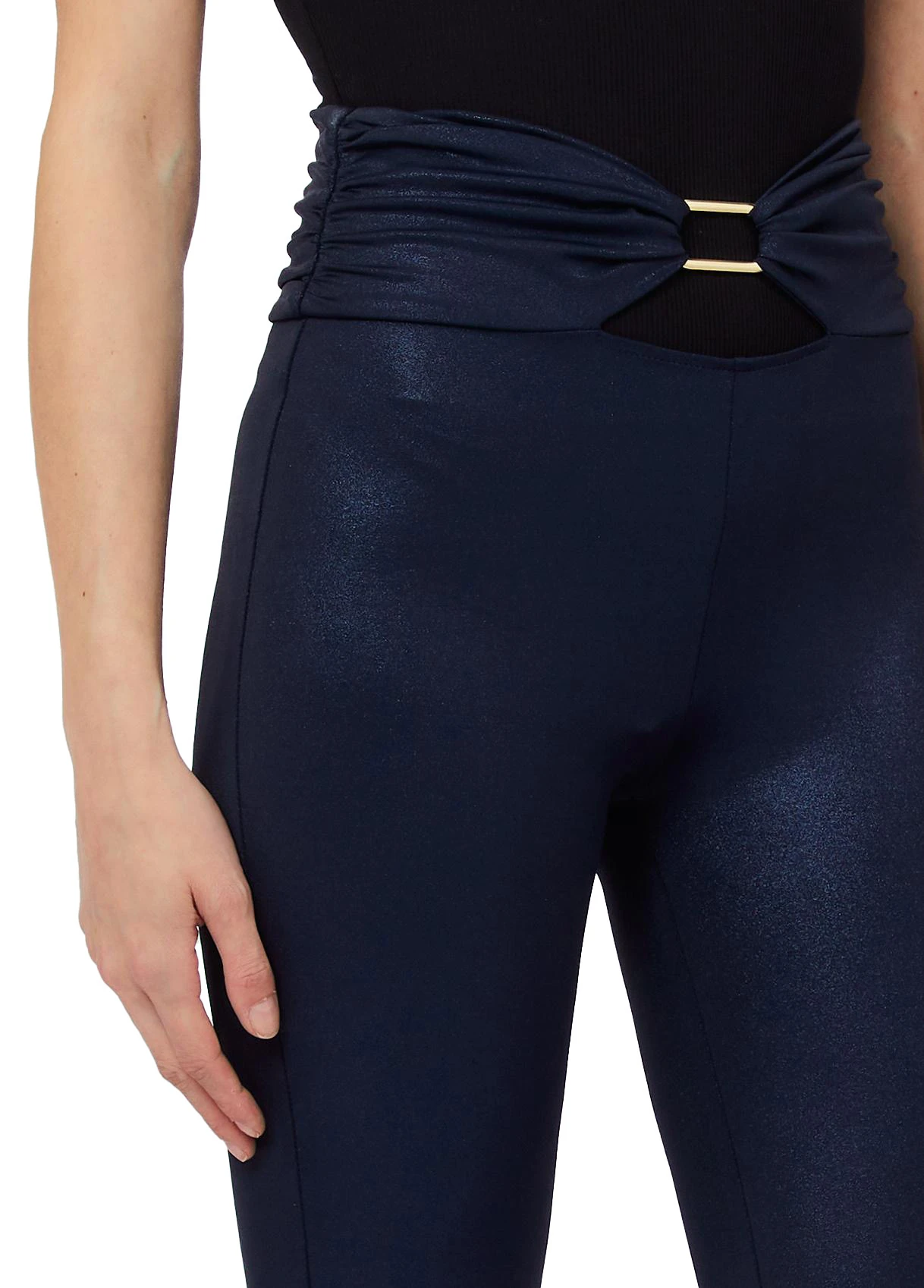 Lycra Leggings With Cut-Out Detailing Gallery