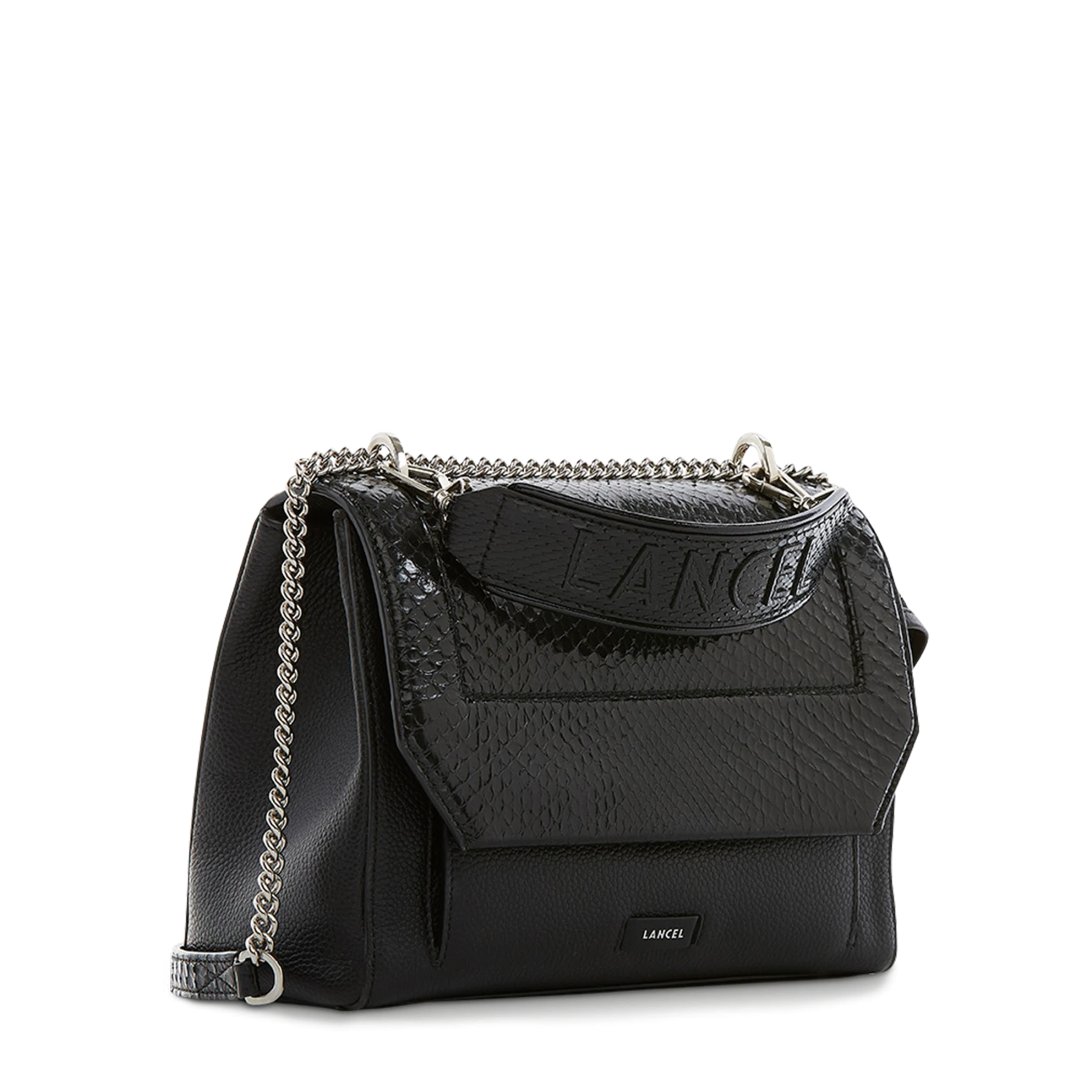 Medium Leather & Snakeskin  Crossbody Bag Gallery