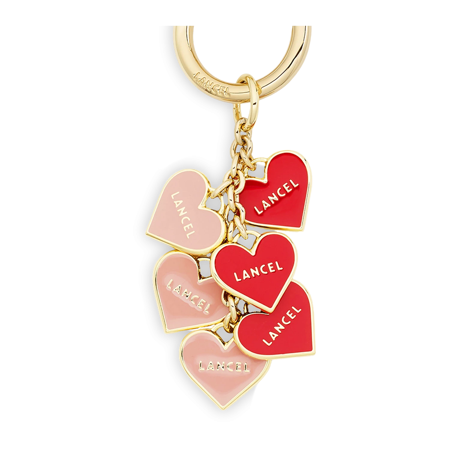 Red & Pink Hearts Bag Charm  Gallery