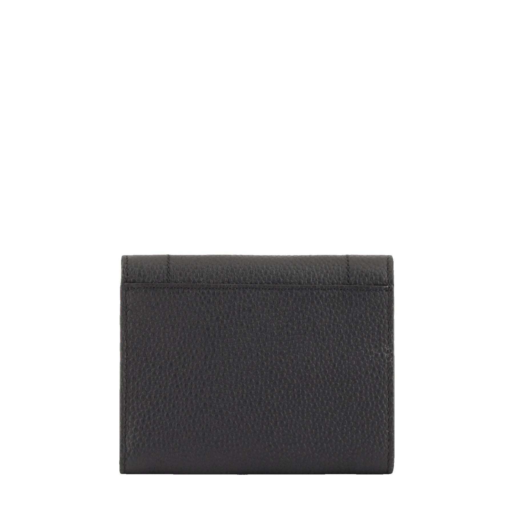 Compact Medium Wallet with Flap - Black  Gallery