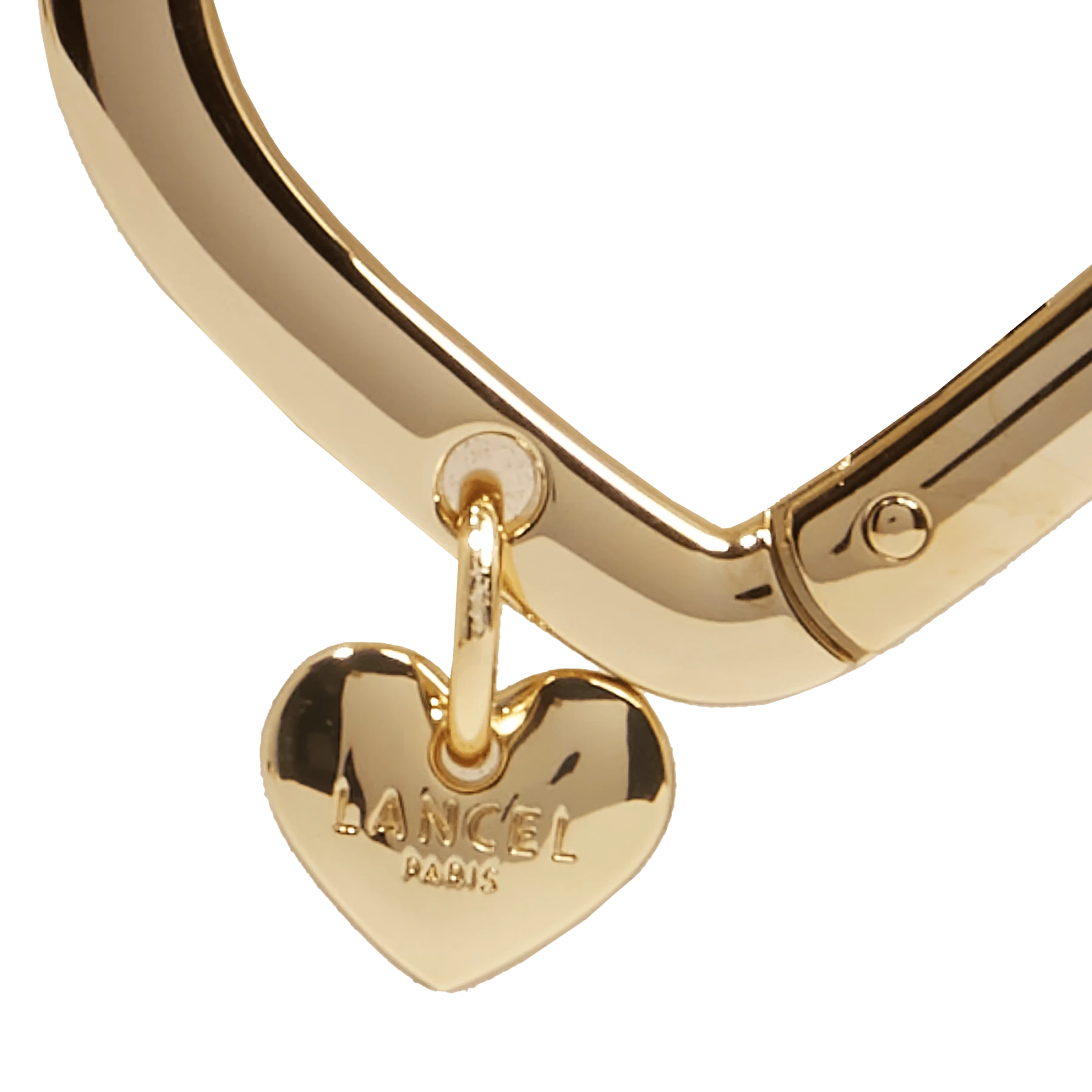 Gold Heart Pendant Keyring Gallery