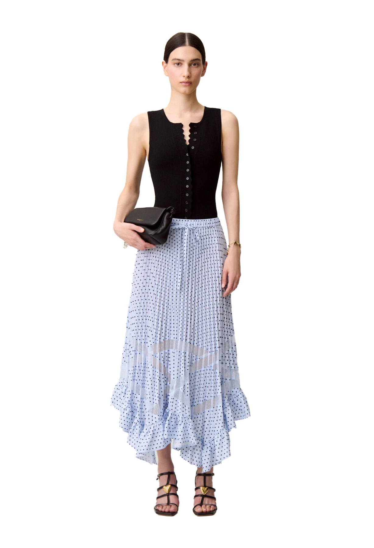 Lace Pointed Midi Skirt Gallery