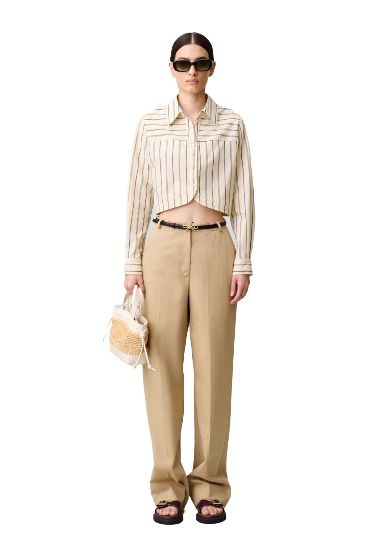 Short-Cut Striped Shirt Gallery