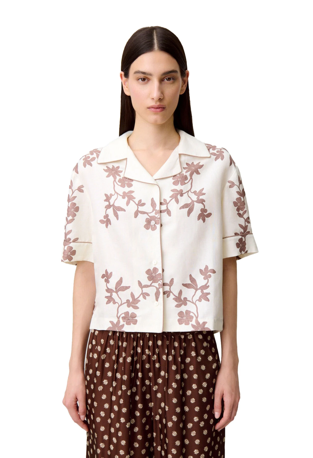 Short Sleeve Floral Shirt Gallery