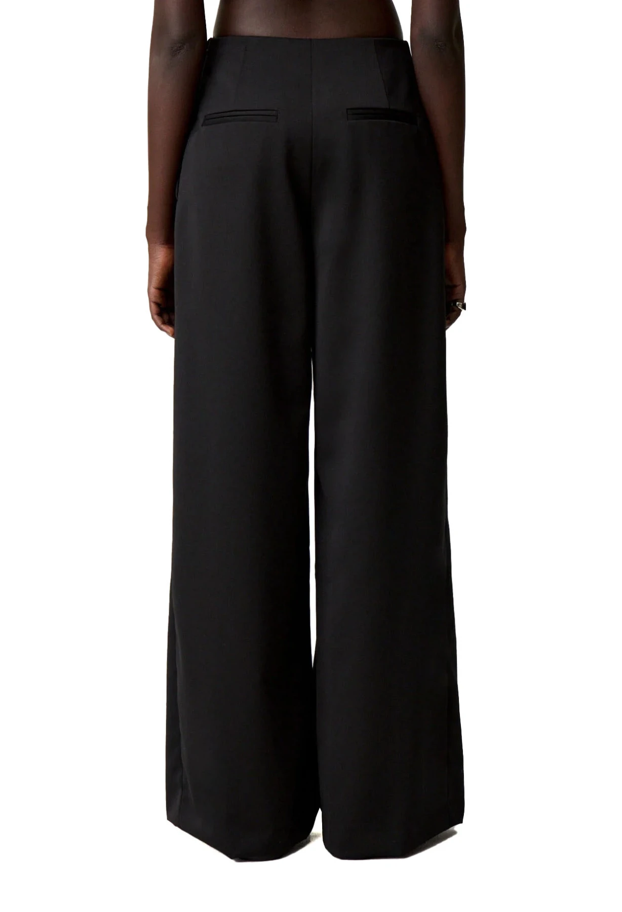 Wide-Leg Wool-Blend Trousers Gallery