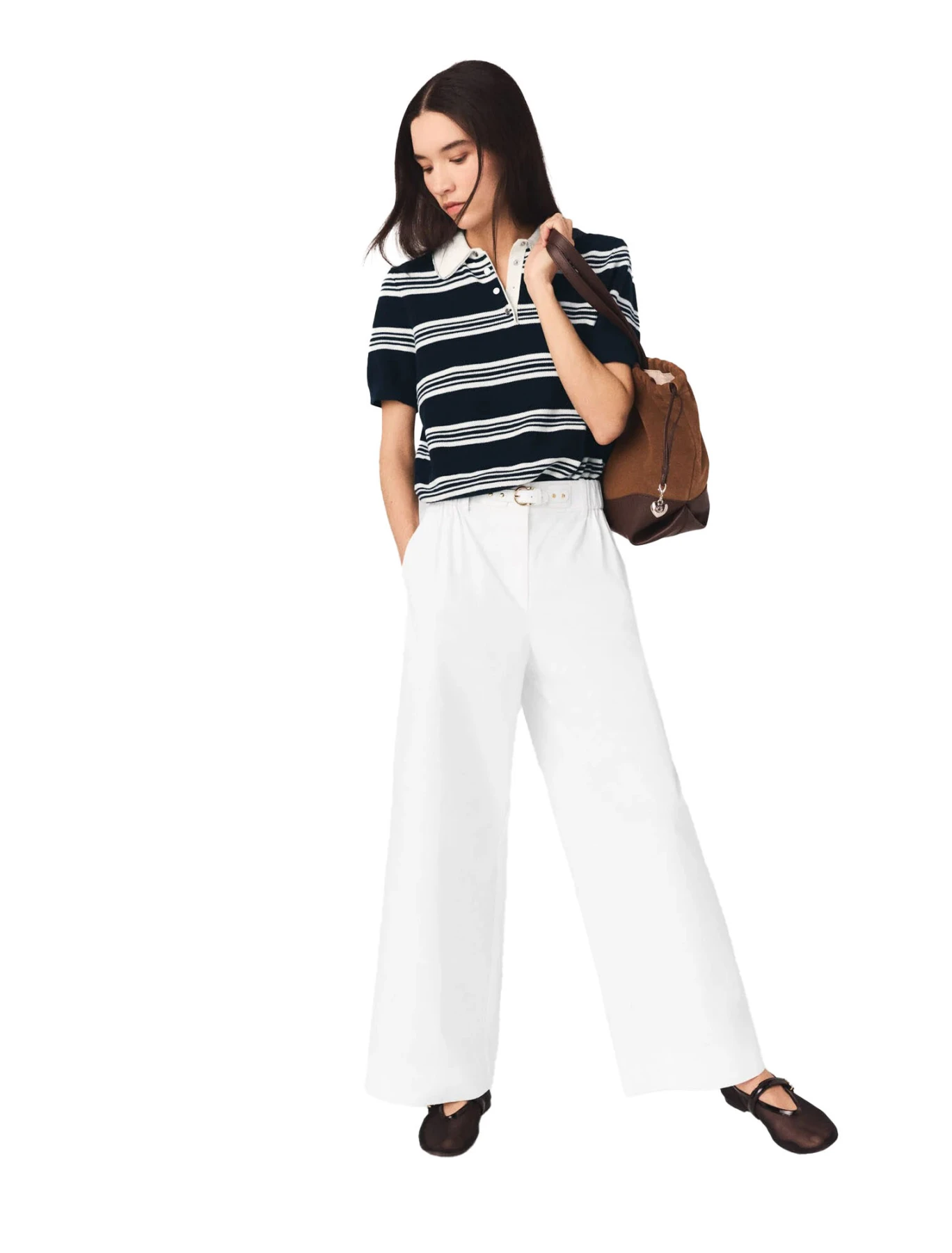 Wide-Leg Cotton Trousers Gallery