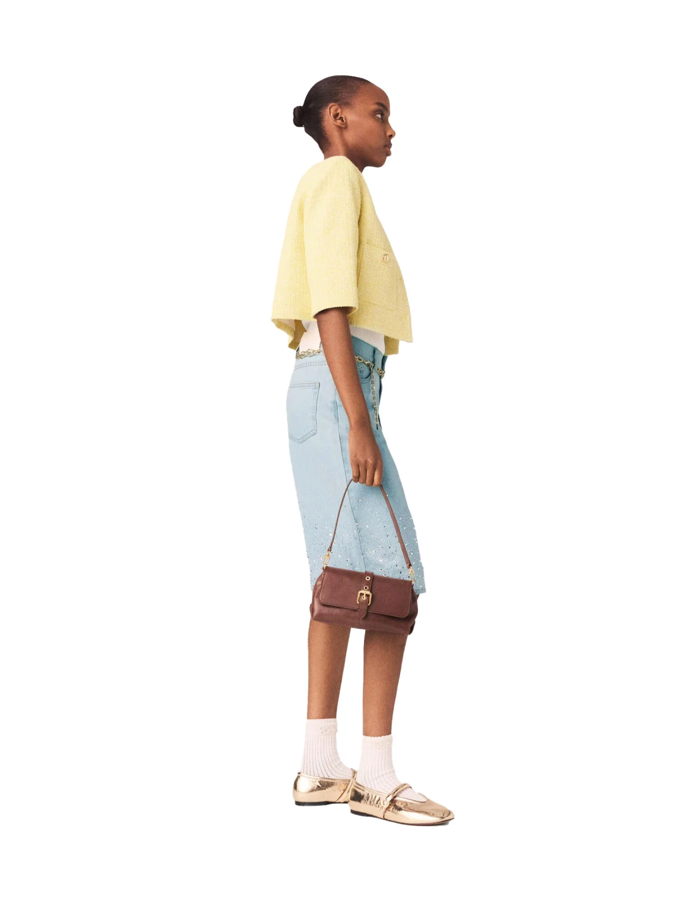 Short-Sleeved Tweed Jacket Gallery