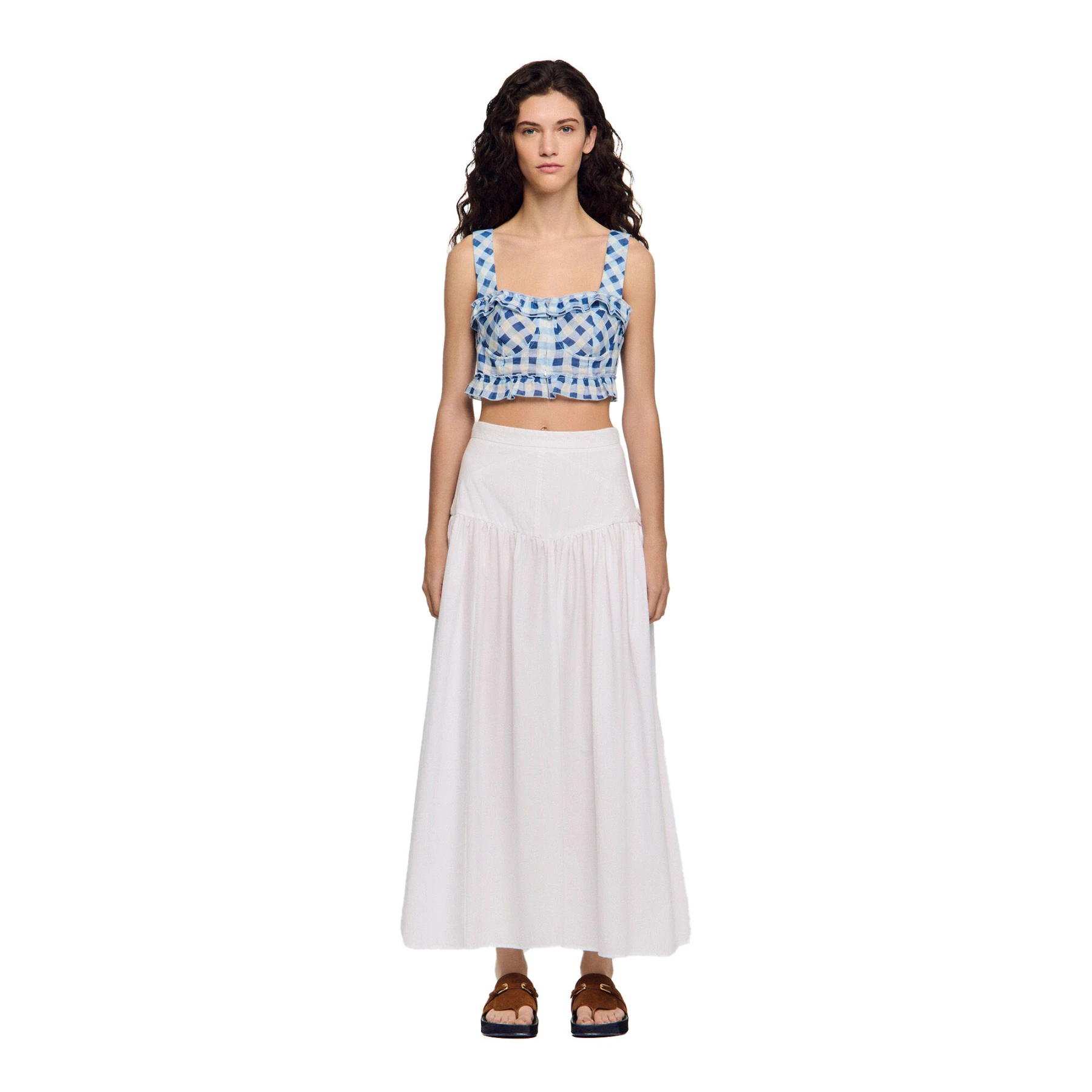 Linen Crop Top Gallery