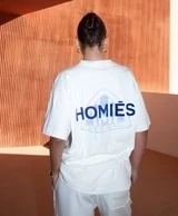 Relaxed Fit Short Sleeve T-shirt with Velvet Logo Print Gallery