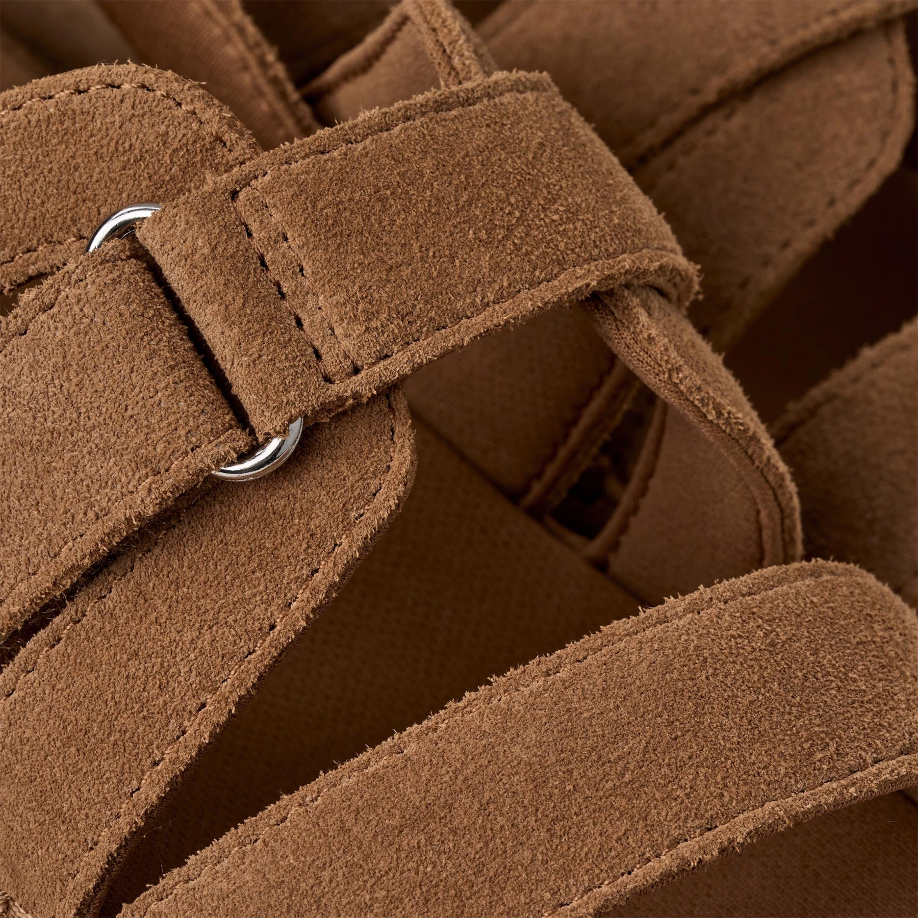 Goldenstar Gleam Velvety Suede Sandals Gallery